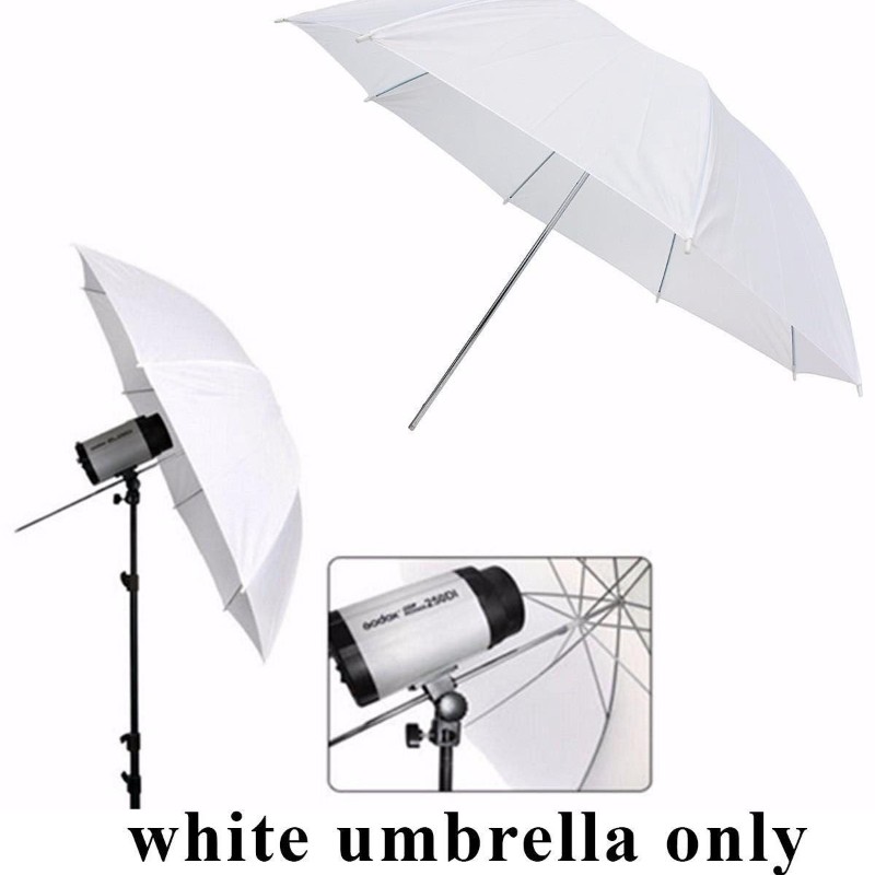 White Photography Umbrella 33 Inch for Studio Lighting