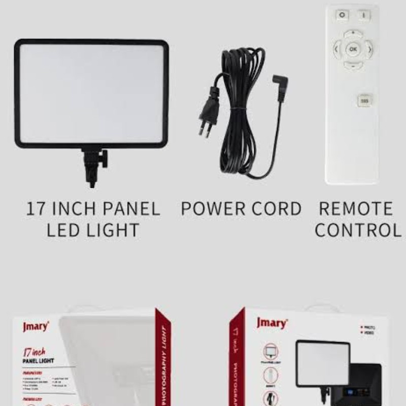 Jmary FM-17RS Professional LED Studio Photography Light - 17" inches Panel Video Light
