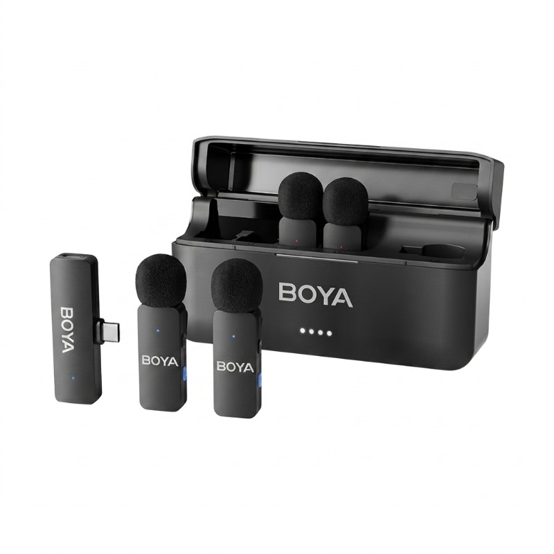 BOYA BY-V4U – 4 Channel Wireless Microphone for Type-C