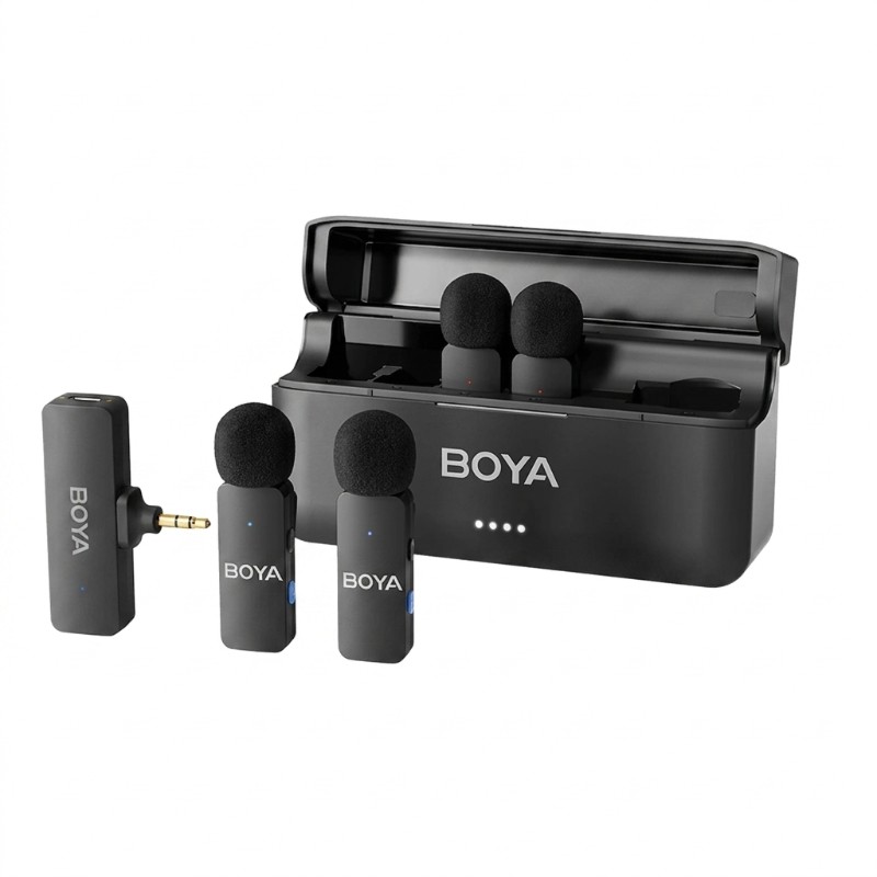 BOYA BY-V4 – 4 Channel Wireless Microphone for Camera