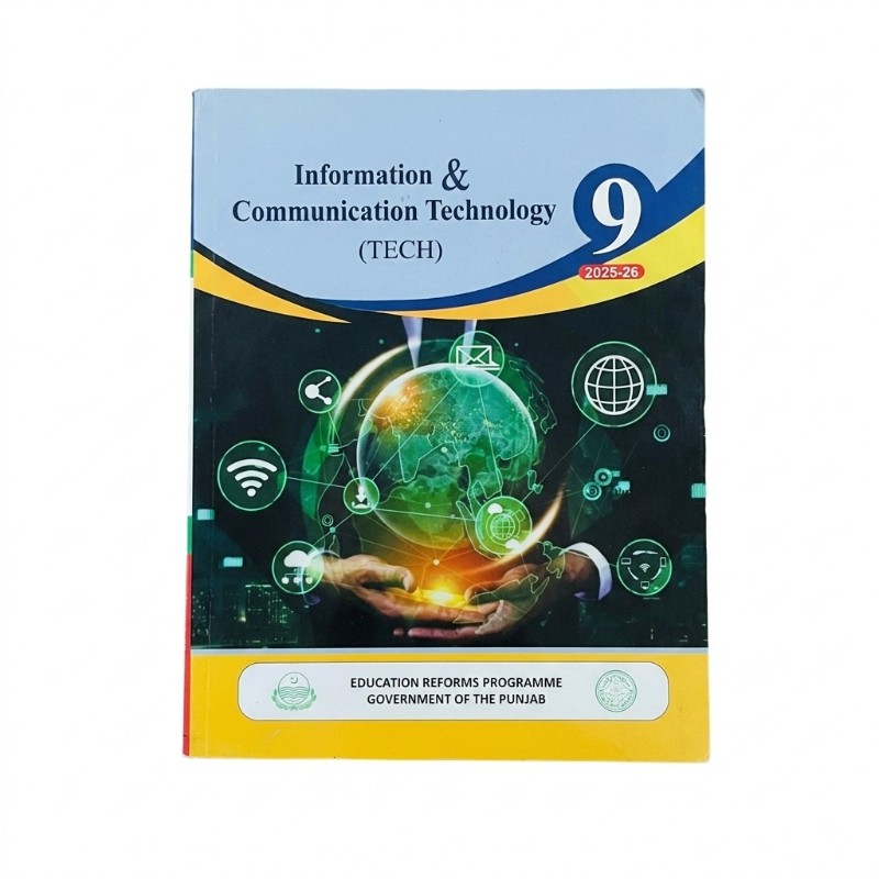 9th Class Information and Communication Technology (Tech) New Book 2025-2026 – Punjab / Class 9 Information and Communication Technology Book 2025-2026 PECTAA