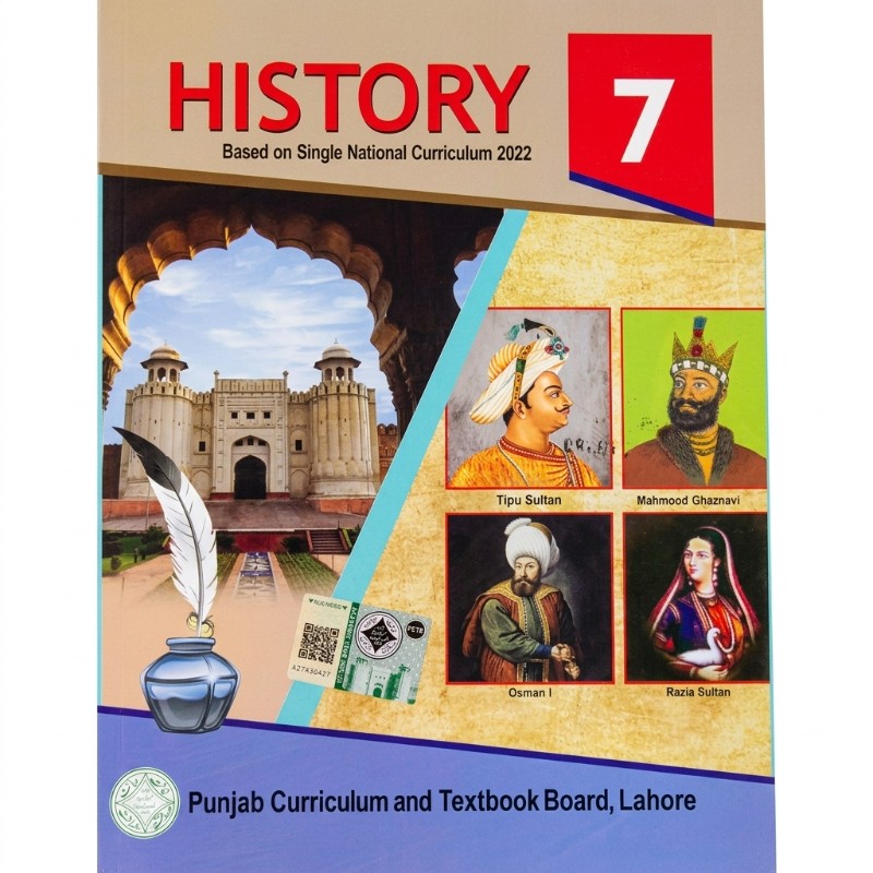 7th Class History New Book – Punjab / Class 7 History Textbook Based on Single National Curriculum 2022